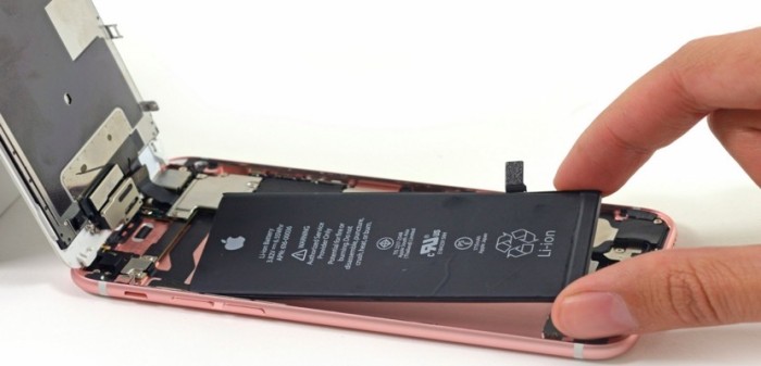 Como funciona o iPhone 6s ao trocar a bateria