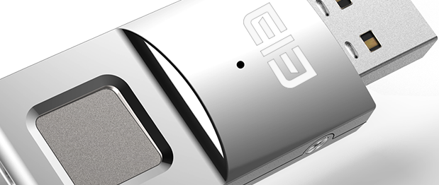 Elephone ELE Secret: 64 GB USB Flash Drive com leitor de impressão digital