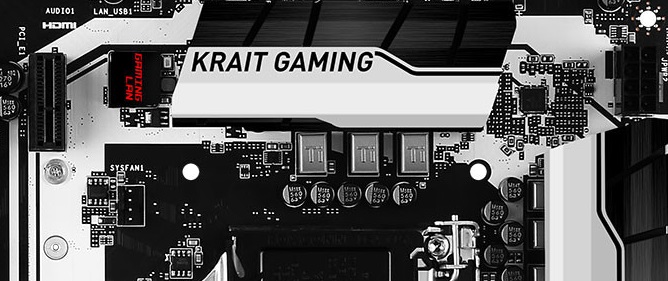 MSI Z170A Krait Gaming 3X, outro modelo com o branco como bandeira