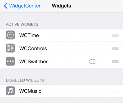 WidgetCenter: Novo ajuste que nos traz widgets para a visualização Reachability