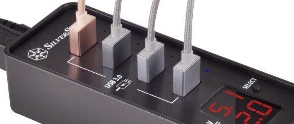 SilverStone EP03: Carregador USB 3.0 Inteligente